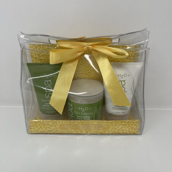 H2O+ SPA SEA MARINE Shower Cream | Sugar Scrub | Body Cream Gift Set - Picture 1 of 9